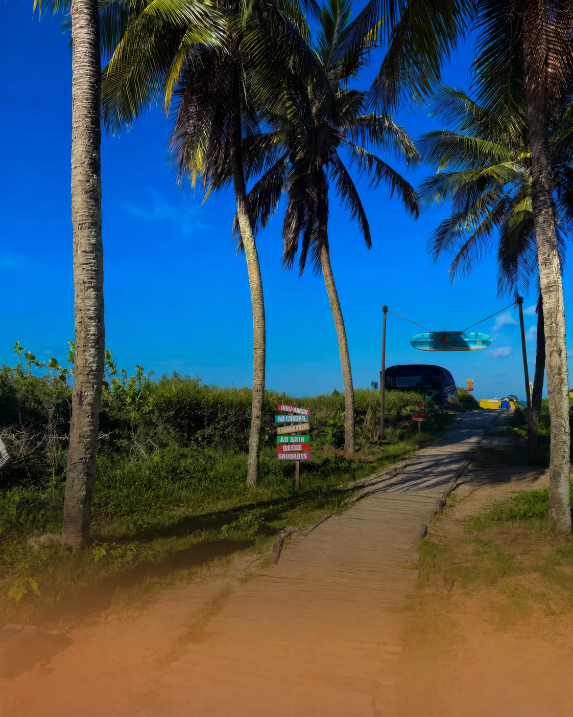 Caminho para a Praia do Bessa